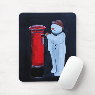 Mousepad Carta do Boneco de Neve para a Pintura de Natal de