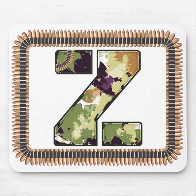 Mousepad Carta Militar em Z  (Frente)