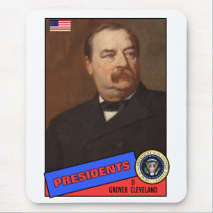 Mousepad Cartão de beisebol de Grover Cleveland