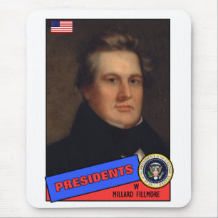 Mousepad Cartão de Beisebol do Millard Fillmore