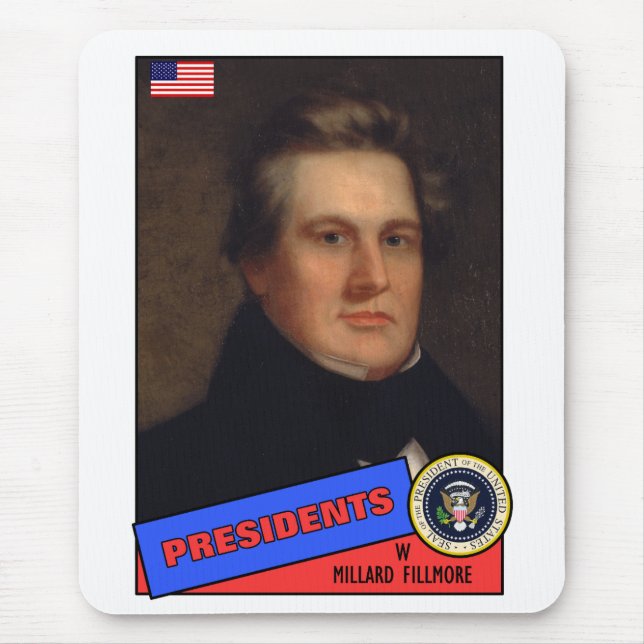 Mousepad Cartão de Beisebol do Millard Fillmore (Frente)