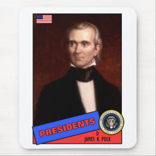 Mousepad Cartão de Beisebol James K. Polk