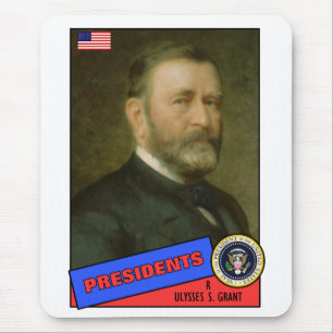 Mousepad Cartão de Beisebol Ulysses S. Grant