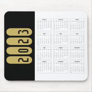 Mousepad Cartão de Calendário 2023