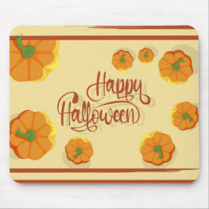 Mousepad Cartão de felicitações emoldurado tipografia Feliz
