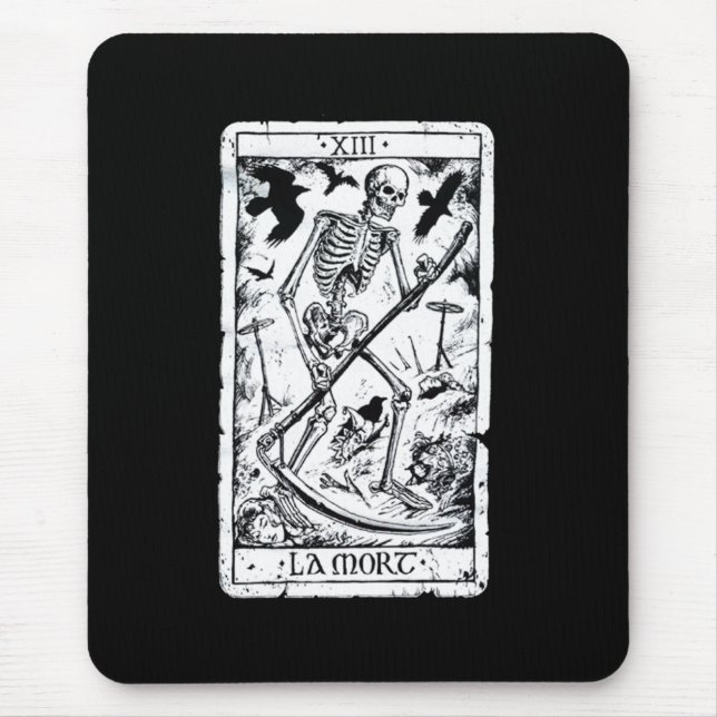 Mousepad Cartão de Mort Tarot do La (Frente)