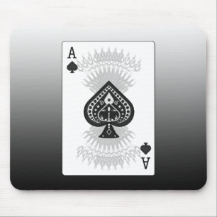 Mousepad Cartão de Poker Ace of Spades: