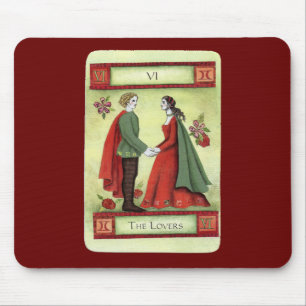 Mousepad Cartão de tarô "Os Amantes"