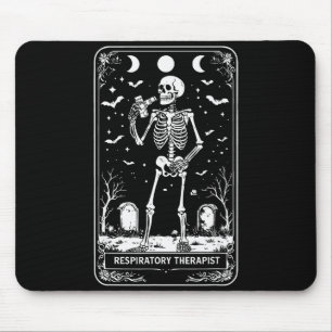 Mousepad Cartão de Tarot de Terapeuta Respiratório de Hallo