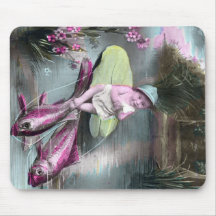 Cartão postal francês de abril Vintage