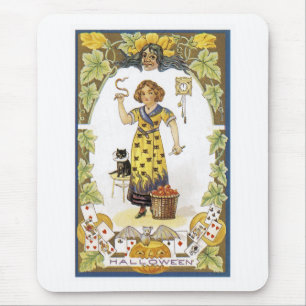 Mousepad Cartão Vintage Halloween