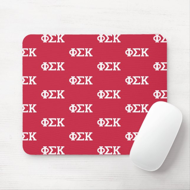 Mousepad Cartas Phi Sigma Kappa (Com mouse)
