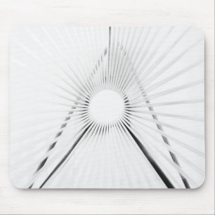 Mousepad Cartaz de Geometria de Túnel de Luz Abstrata