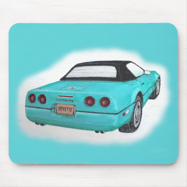 Mousepad Cartaz do Corvette 1990 (Frente)