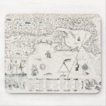 Carte Française Canada (Québec) par Champlain 1612