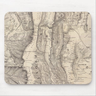 Mousepad Carte, províncias de La Rioja San Juan