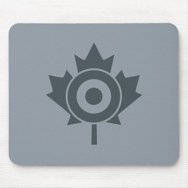 Mousepad Carteira Canadense Leaf Roundel Mod (Frente)