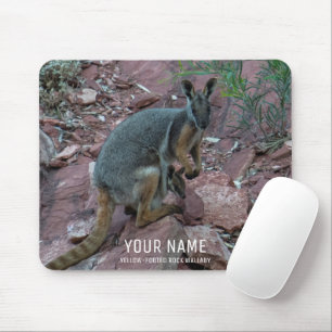 Mousepad Carteira de Rock Cute com Baby Animal, Austrália