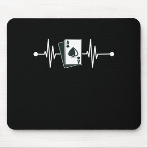 Mousepad Cartões Ace Spades Cartões Jogador de Casino Jogad