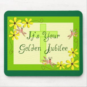 Mousepad Cartões de Ouro de freiras católicas