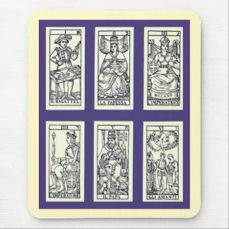 Mousepad Cartões de Tarot do espanhol do vintage