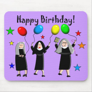 Mousepad Cartões & presentes do feliz aniversario da freir