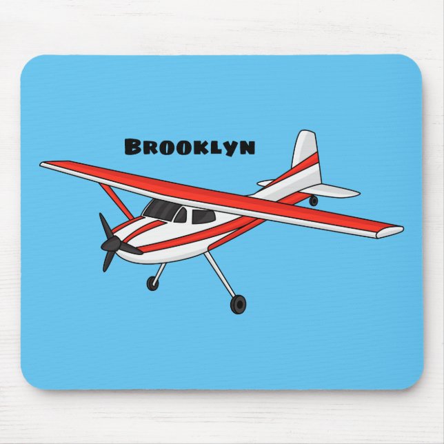 Mousepad Cartografia da aeronave com relação de triciclo (Frente)