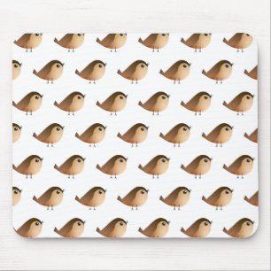 Mousepad Cartografia de Pássaro Sparrow