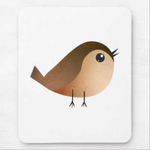 Mousepad Cartografia de Pássaro Sparrow