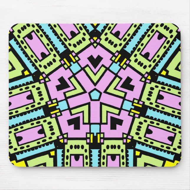 Mousepad Cartoon Caleidoscópio 02 (Frente)
