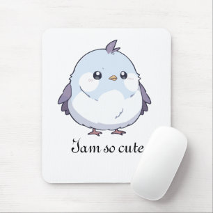 Mousepad Cartoon de Aves Cute Kawaii Chubby - Pastel Adoráv