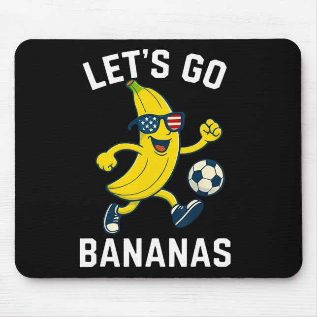 Mousepad Cartoon de futebol engraçado da Nana chutando Ll b (Frente)