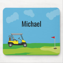 Mousepad Cartoon de Golf Cartoon Personalizado