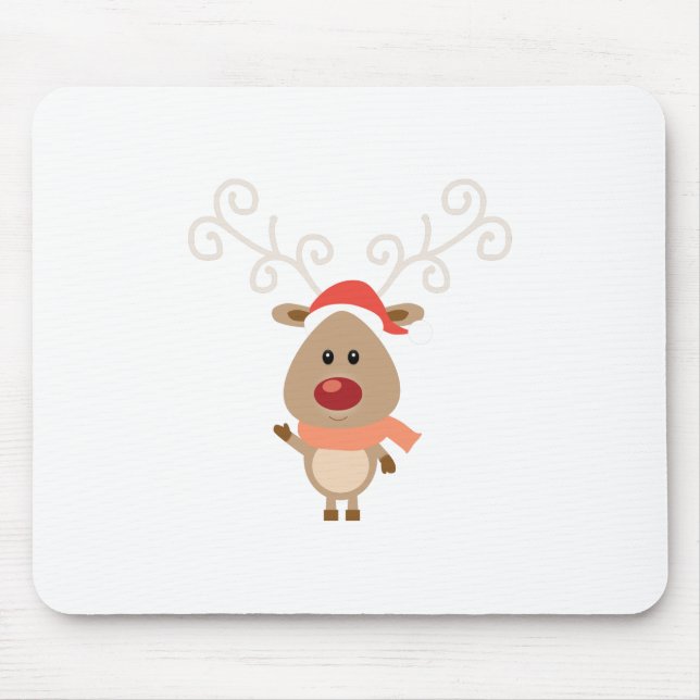 Mousepad Cartoon de renas (Frente)