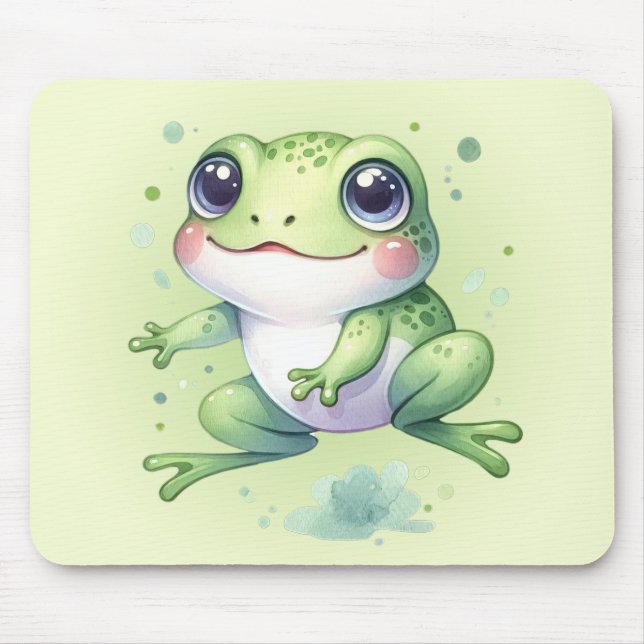 Mousepad Cartoon de Sapo Verde (Frente)