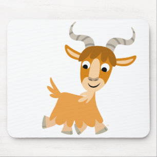 Mousepad Cartoon de Trote Bonito, Cabeça de Cabra