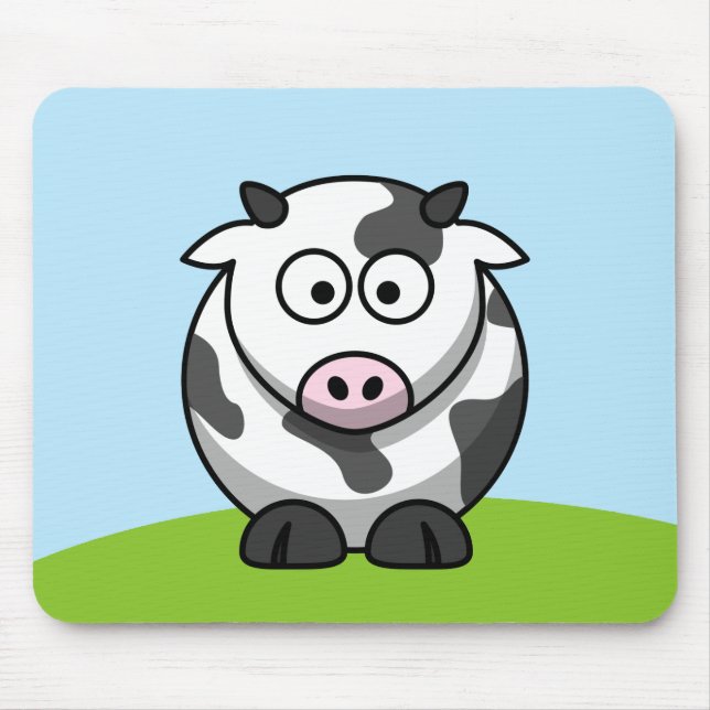 Mousepad Cartoon de Vaca (Frente)
