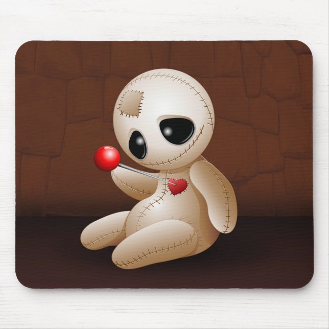Mousepad Cartoon Doll Voodoo Apaixonado (Frente)