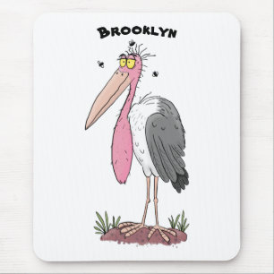 Mousepad Cartoon engraçado marabou