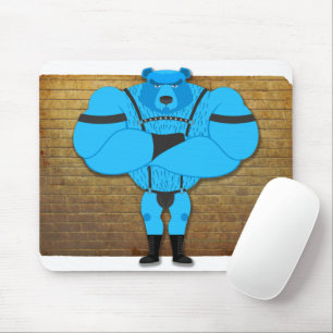 Mousepad Cartoon gay do urso SlipperyJoe