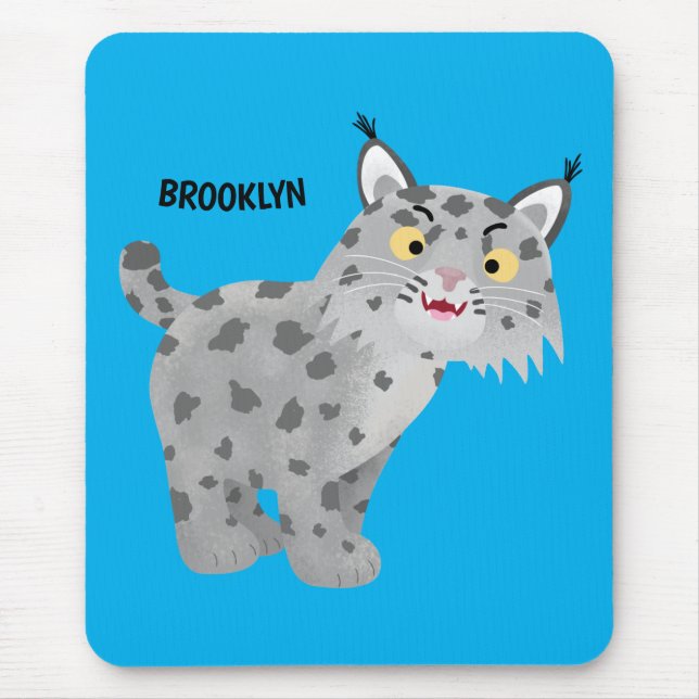 Mousepad Cartoon lince lince de lince (Frente)