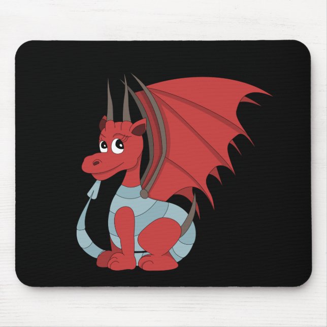 Mousepad Cartoon Red Dragon (Frente)