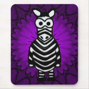 Mousepad Cartoon Zebra