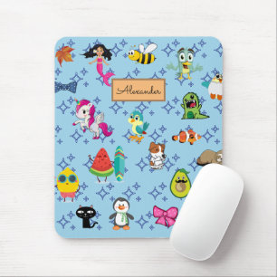 Mousepad Cartoons provoca desenhos animados de crianças az