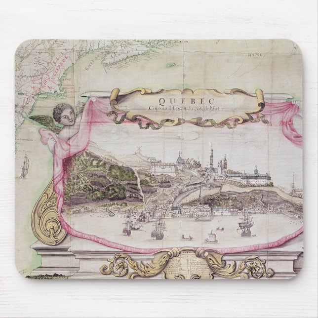 Mousepad Cartouche de Quebeque (Frente)