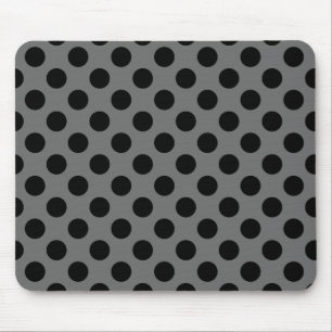 Mousepad Carvão e Bolinhas Pretas