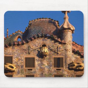 Mousepad Casa Batilo, Arquitetura Gaudi, Barcelona,