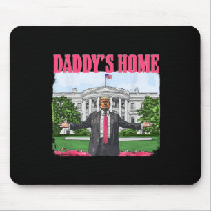 Mousepad Casa Branca De Pai Engraçado, Rosa 2024, Com