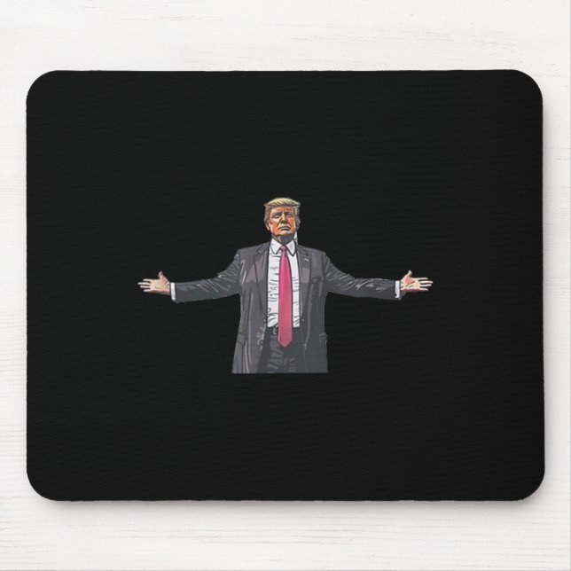 Mousepad Casa Branca de Trump Daddys 2024 2 Lado (Frente)