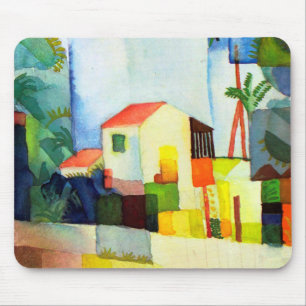 Mousepad Casa certa por August Macke